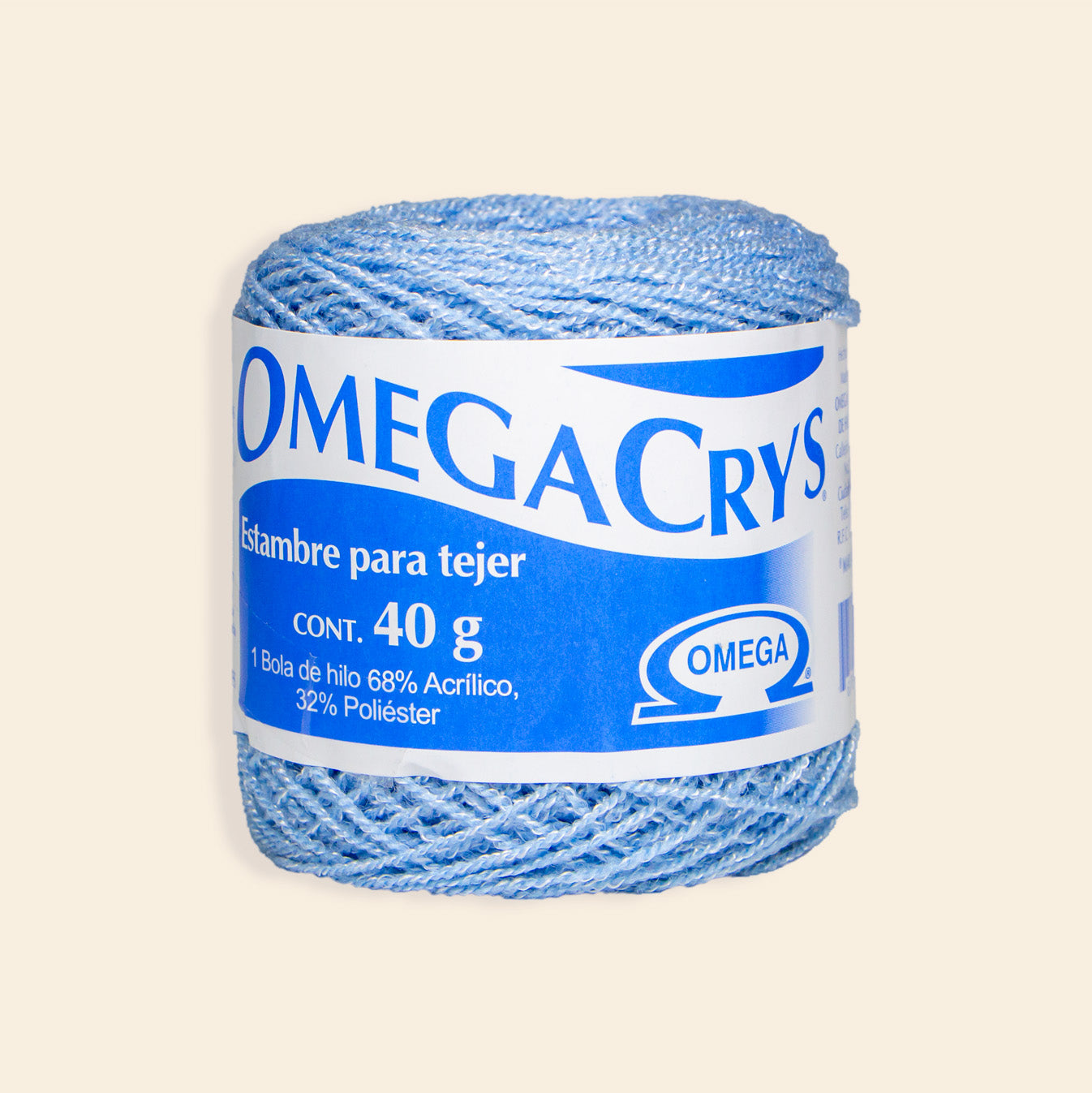 Estambre Omega Crys Bola con 50 G