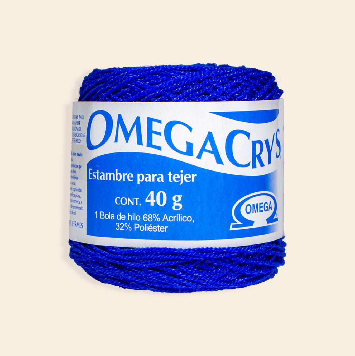 Estambre Omega Crys Bola con 50 G