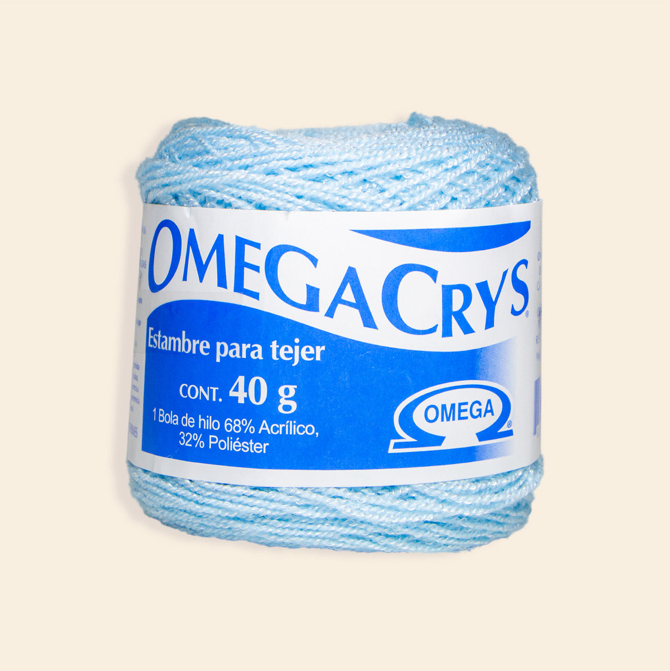 Estambre Omega Crys Bola con 50 G
