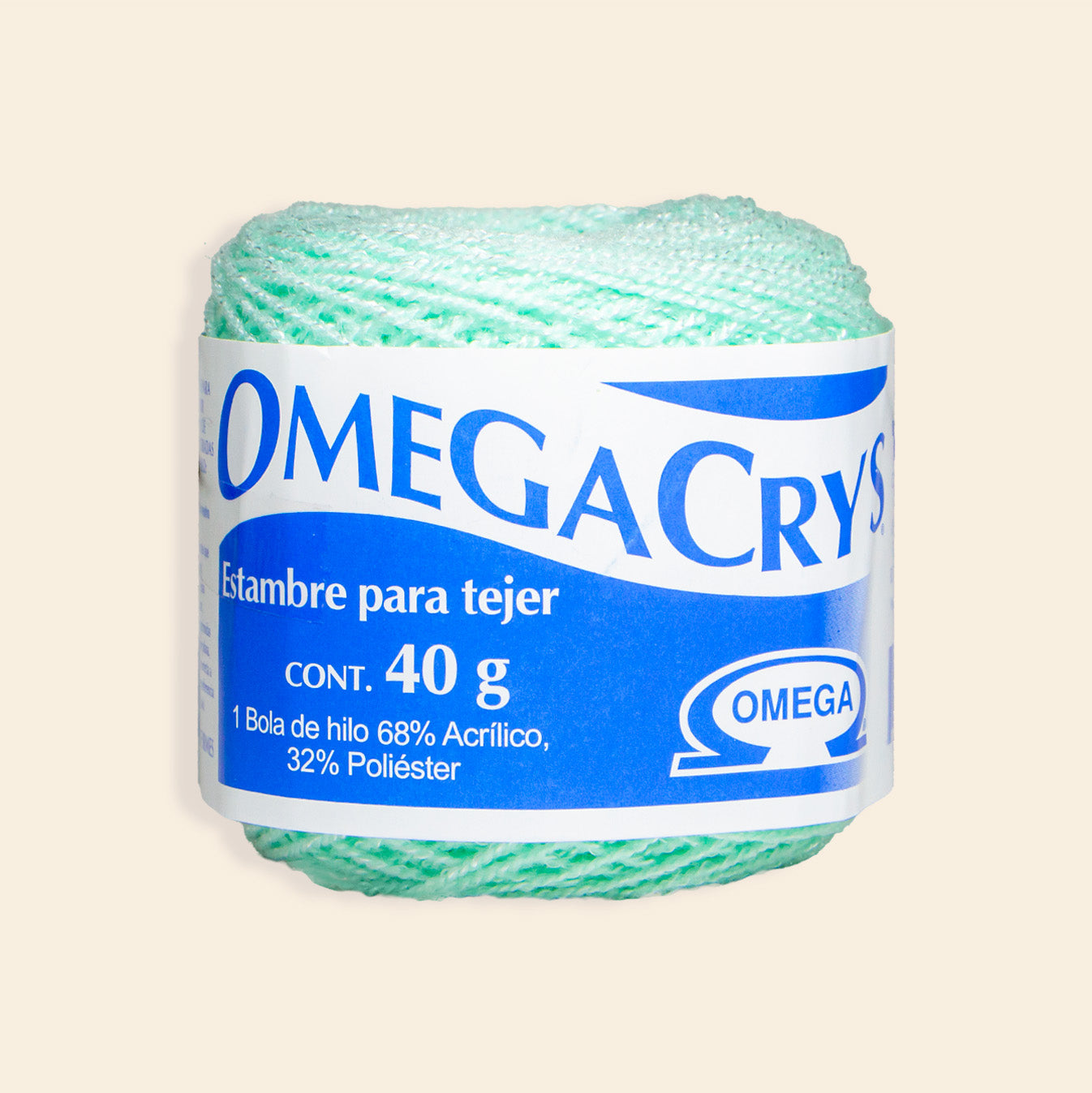 Estambre Omega Crys Bola con 50 G