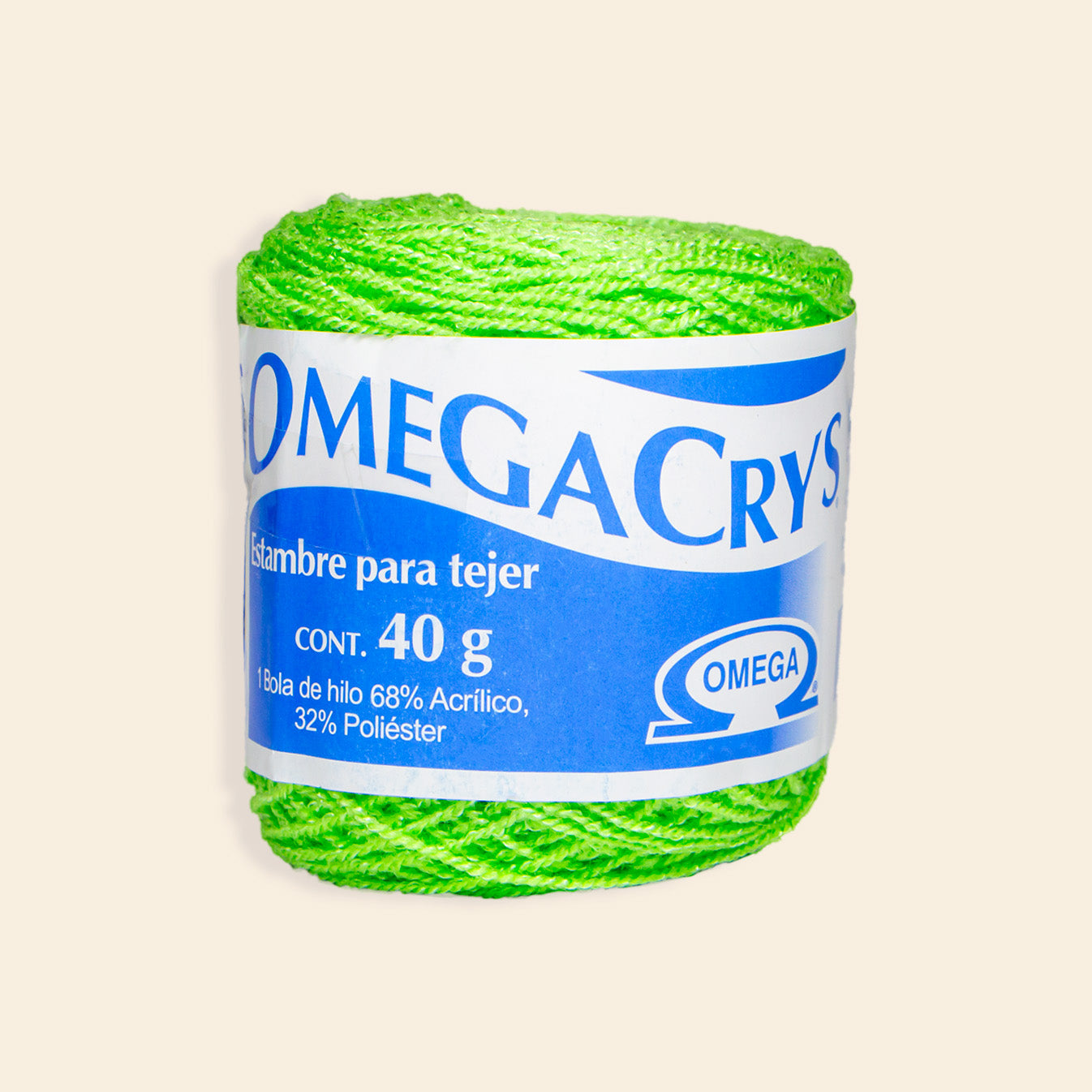 Estambre Omega Crys Bola con 50 G