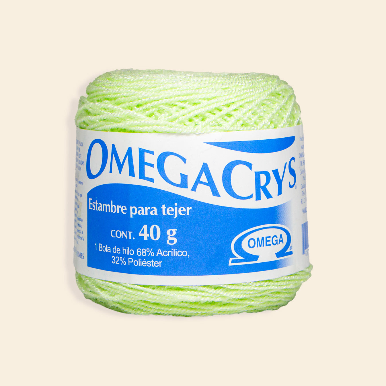 Estambre Omega Crys Bola con 50 G