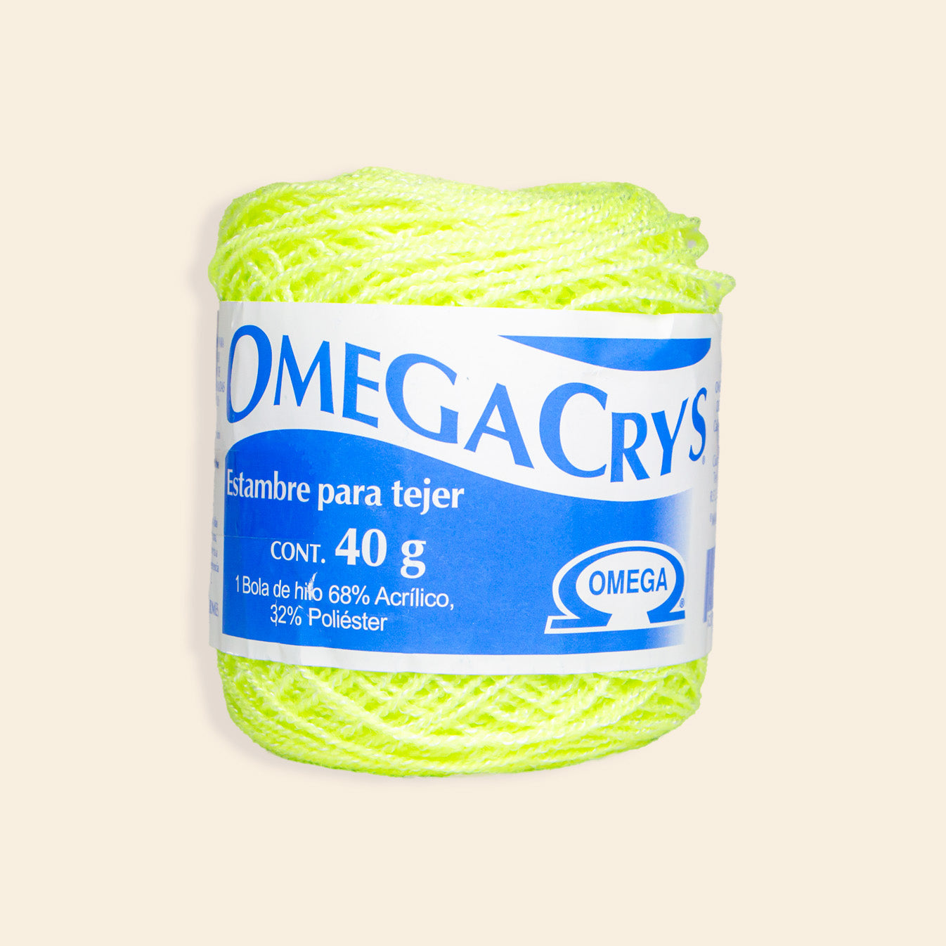 Estambre Omega Crys Bola con 50 G