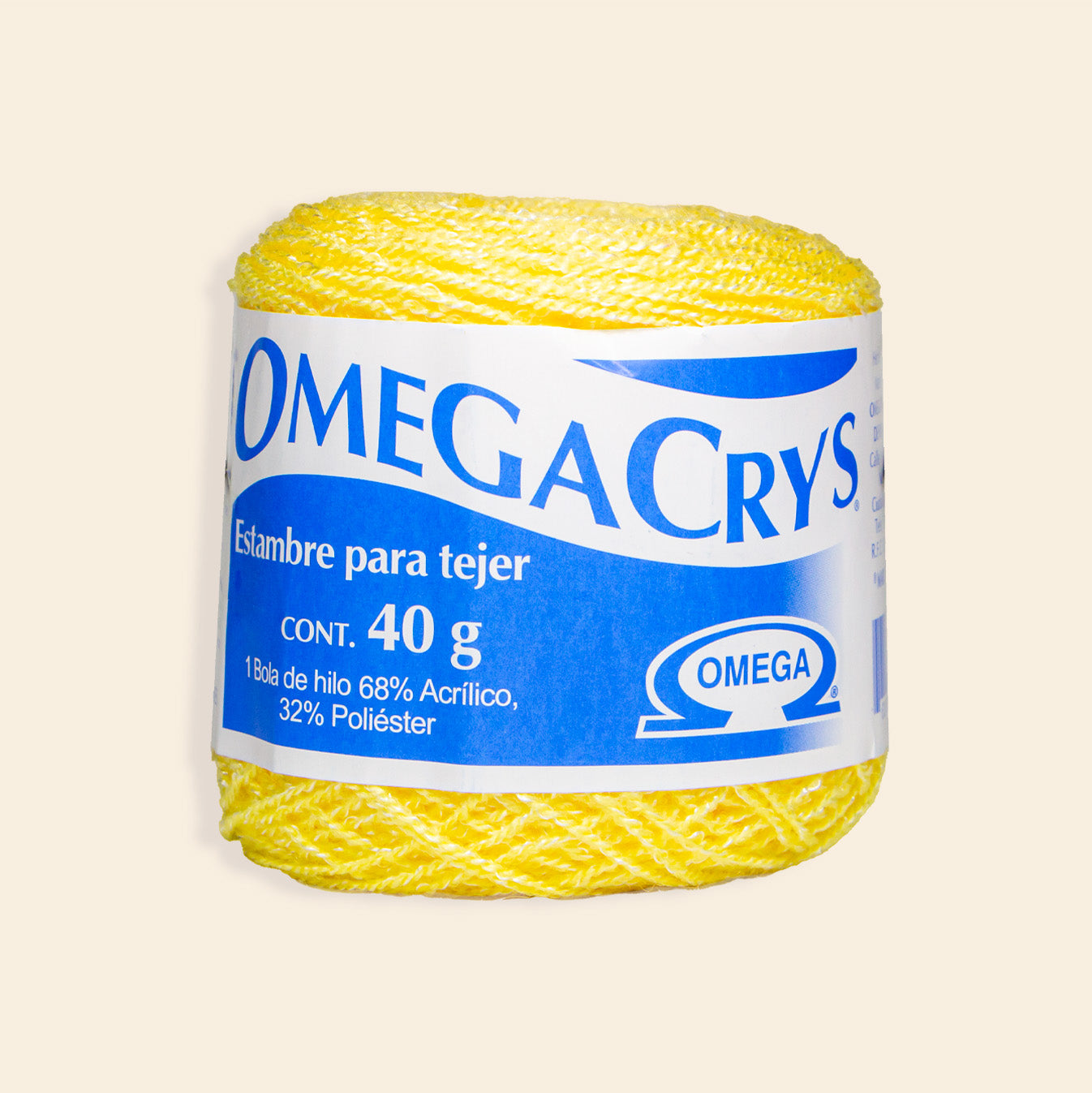 Estambre Omega Crys Bola con 50 G