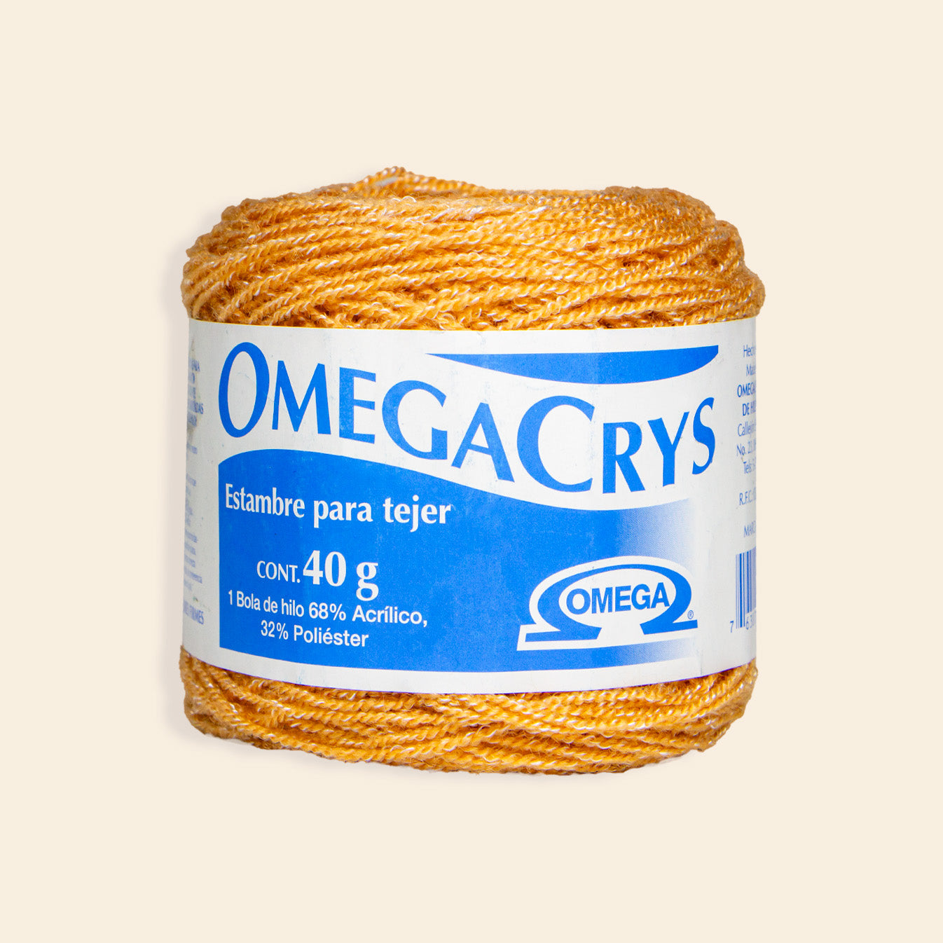 Estambre Omega Crys Bola con 50 G