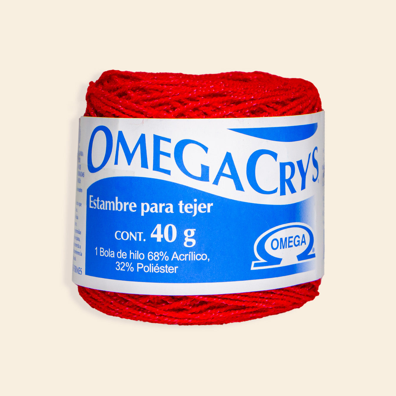 Estambre Omega Crys Bola con 50 G