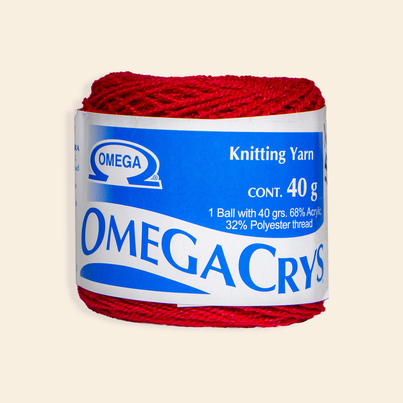 Estambre Omega Crys Bola con 50 G