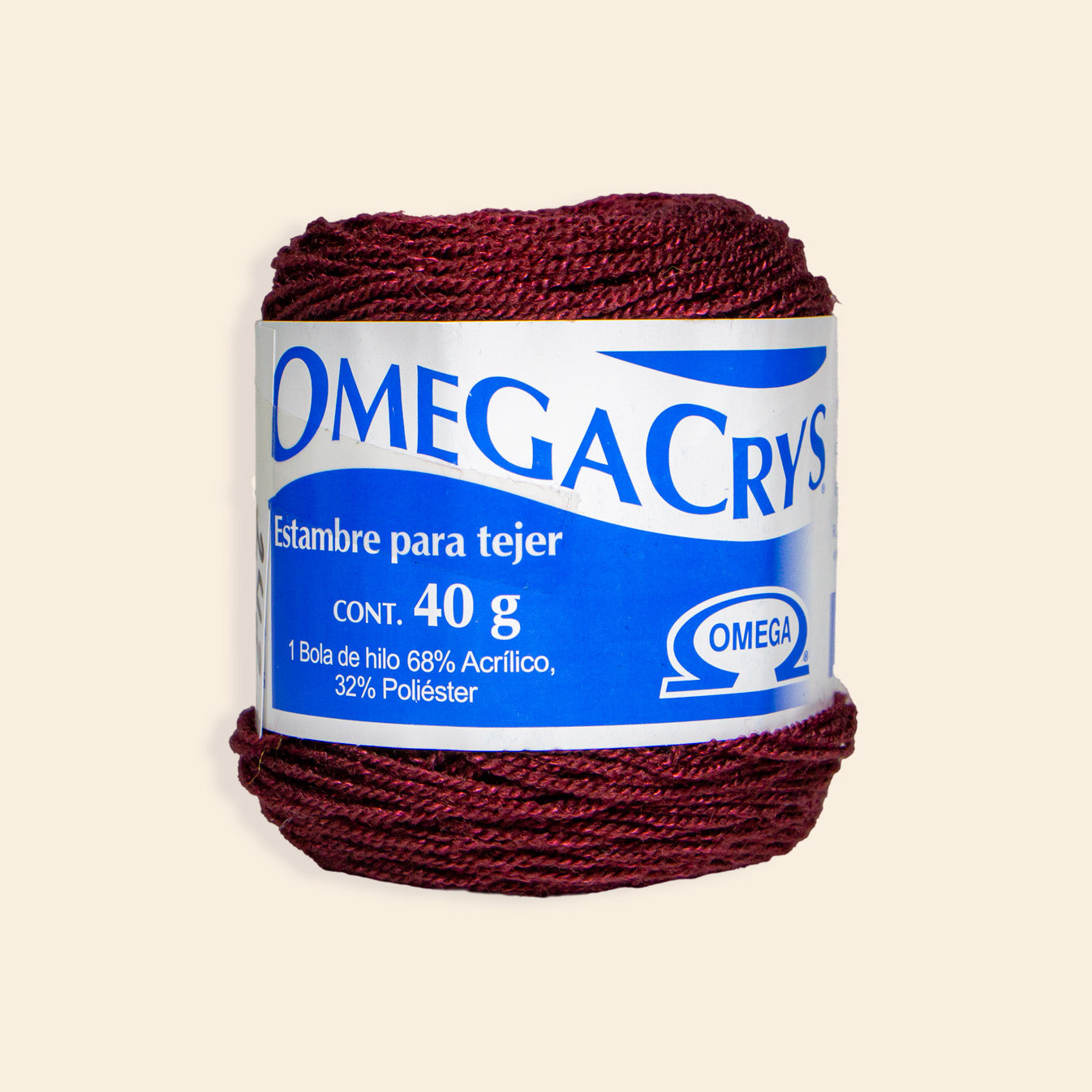Estambre Omega Crys Bola con 50 G
