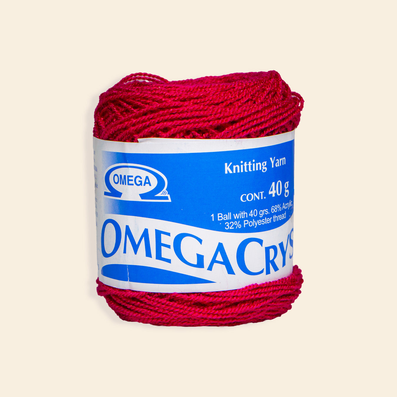 Estambre Omega Crys Bola con 50 G