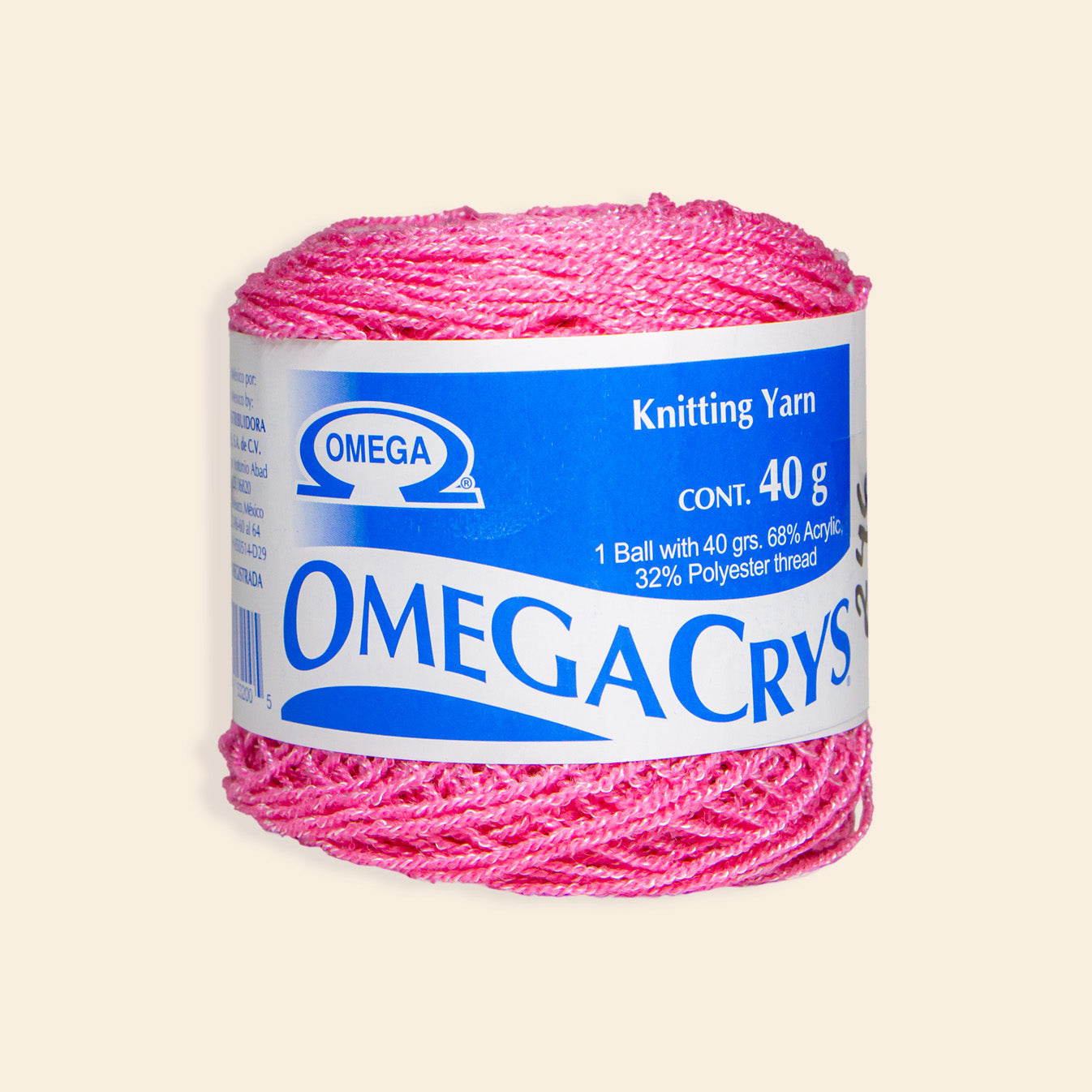 Estambre Omega Crys Bola con 50 G