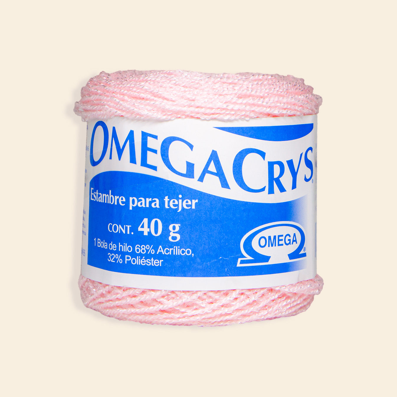 Estambre Omega Crys Bola con 50 G