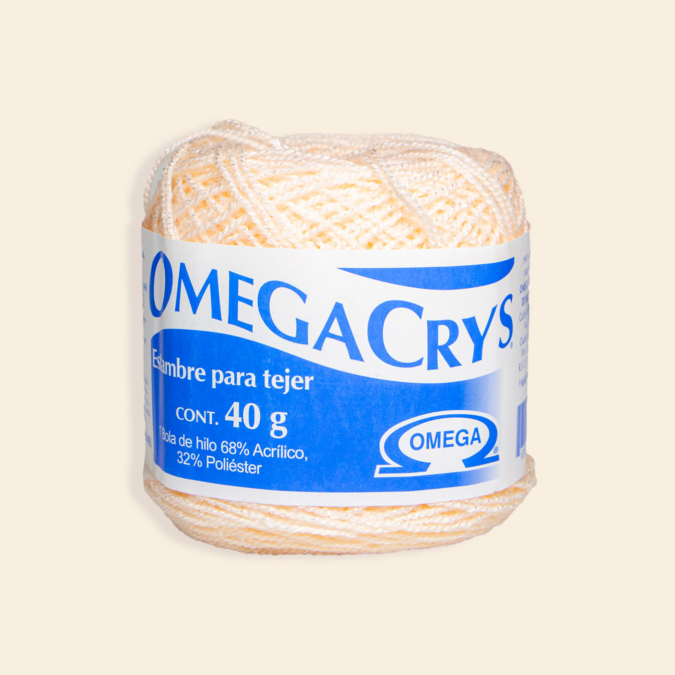 Estambre Omega Crys Bola con 50 G