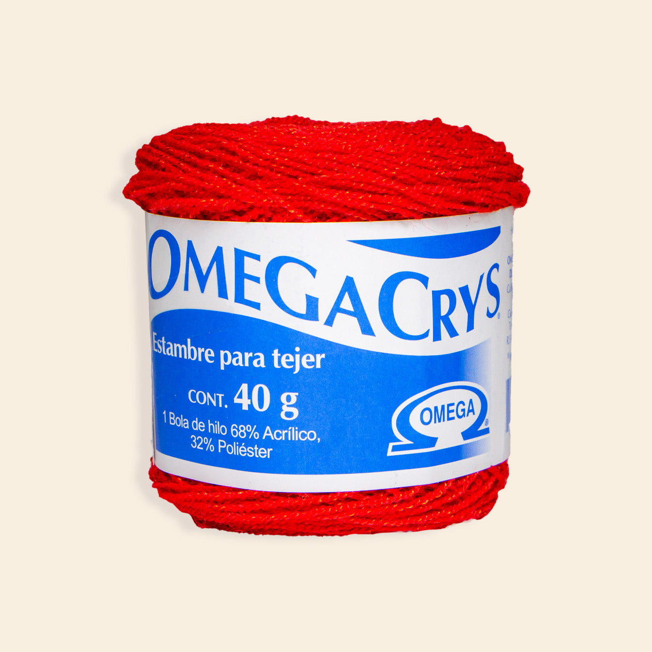 Estambre Omega Crys Bola con 50 G