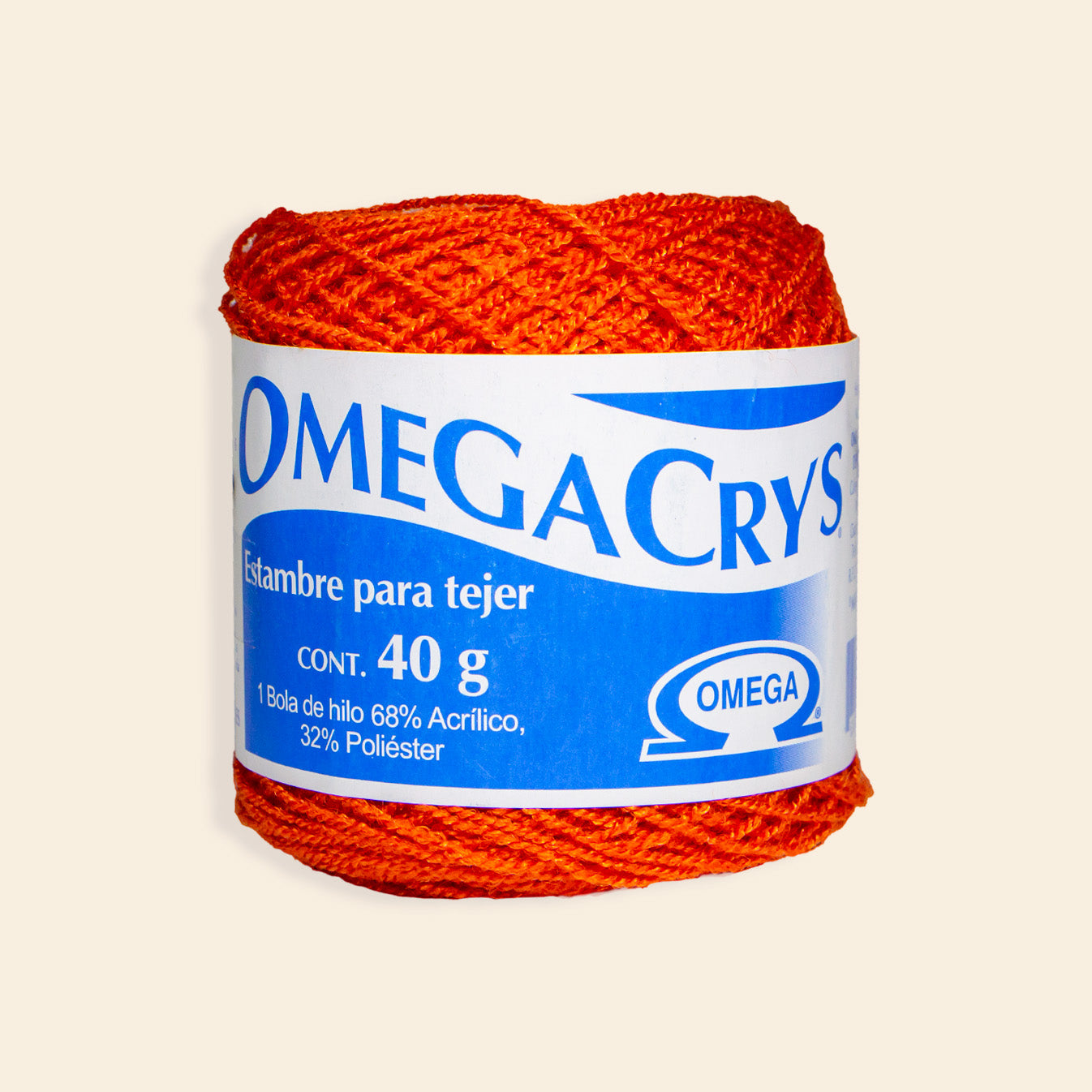 Estambre Omega Crys Bola con 50 G