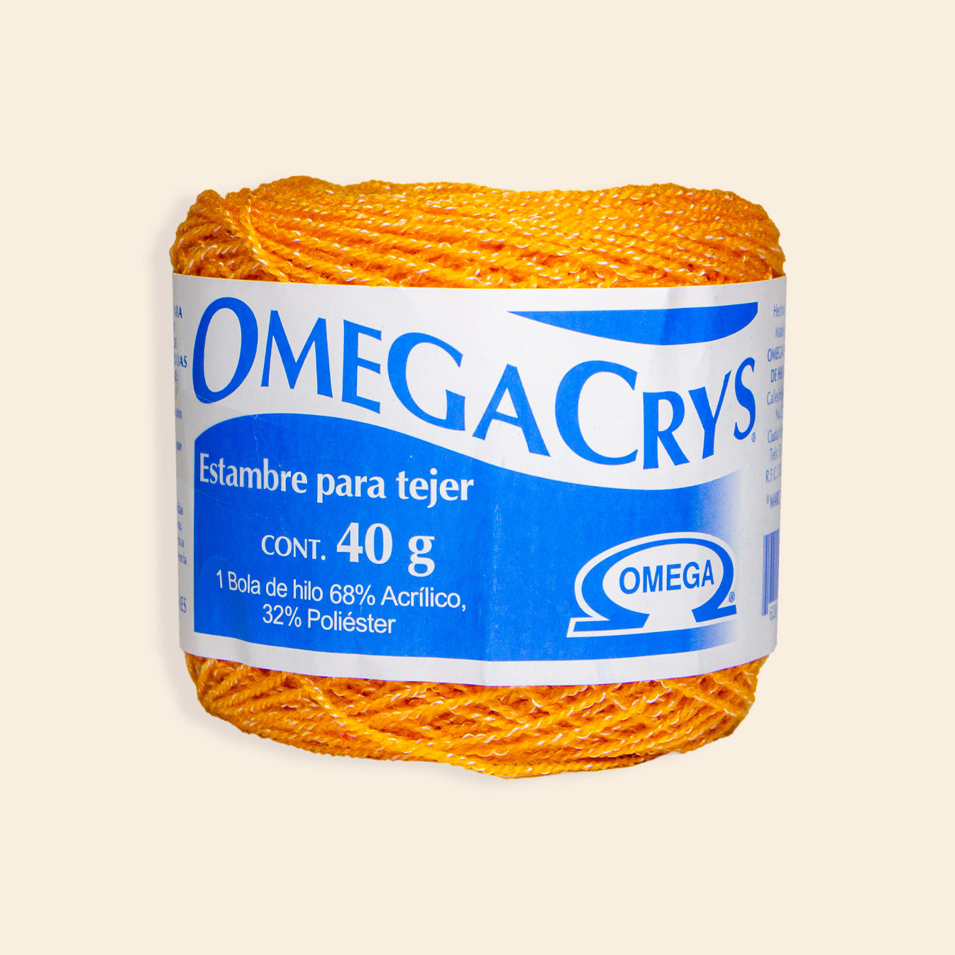 Estambre Omega Crys Bola con 50 G