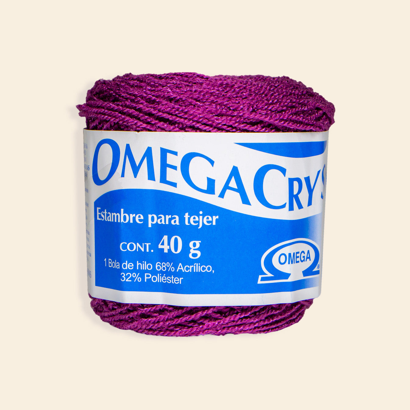 Estambre Omega Crys Bola con 50 G