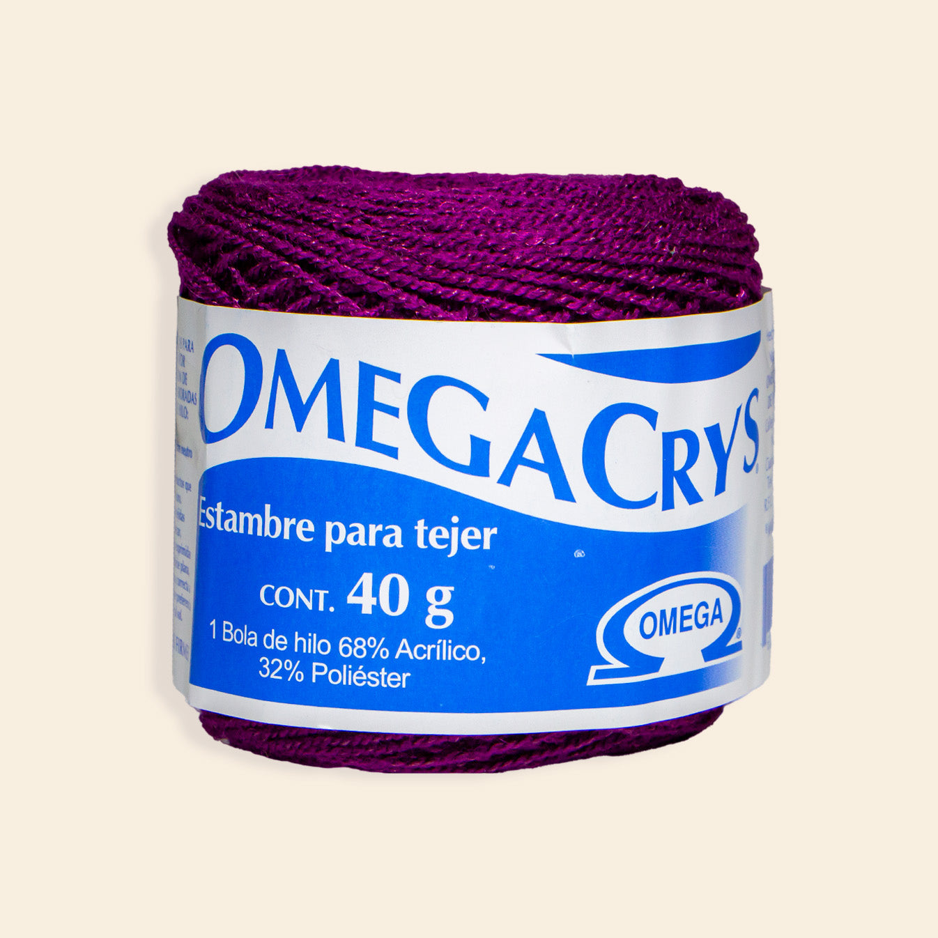 Estambre Omega Crys Bola con 50 G