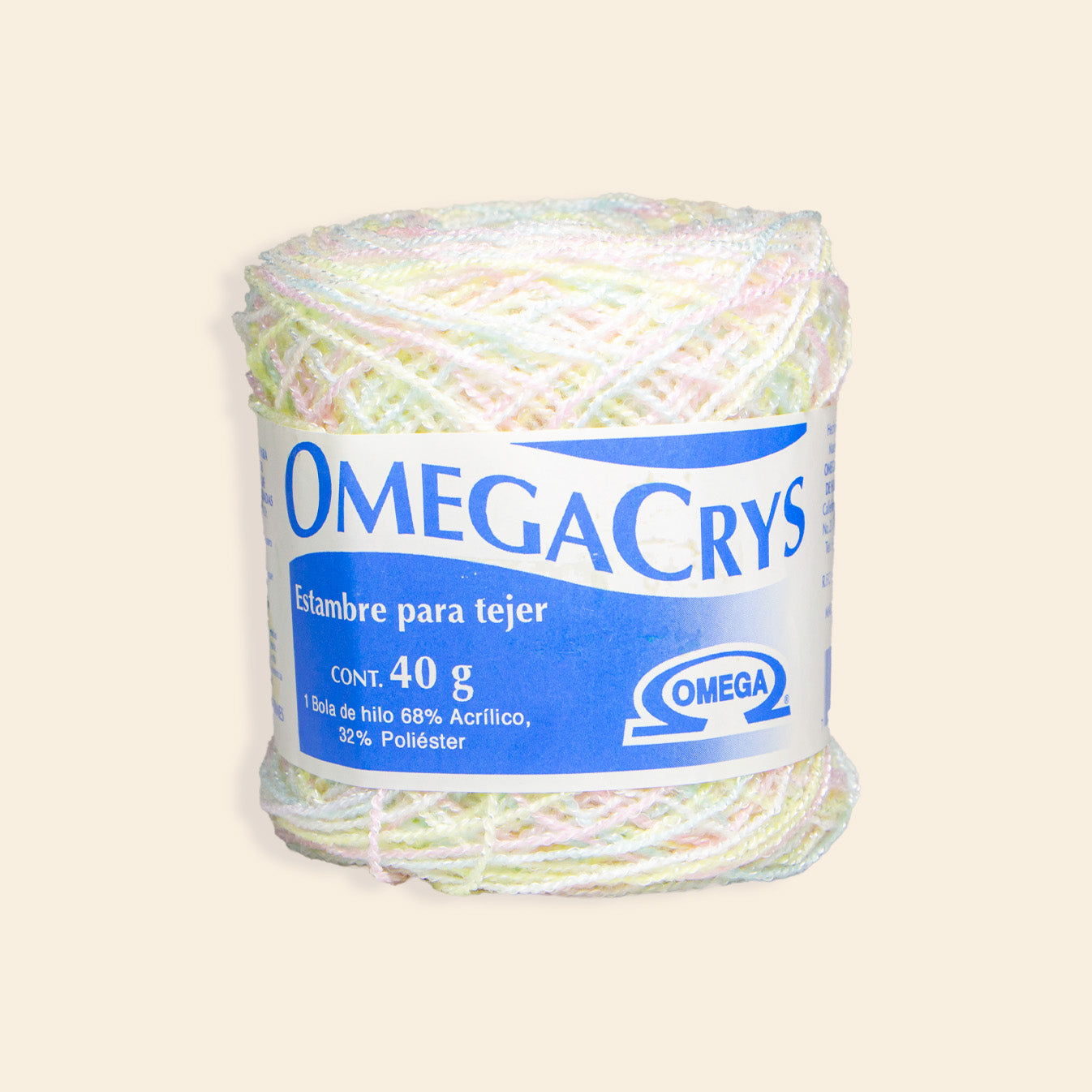 Estambre Omega Crys Bola con 50 G