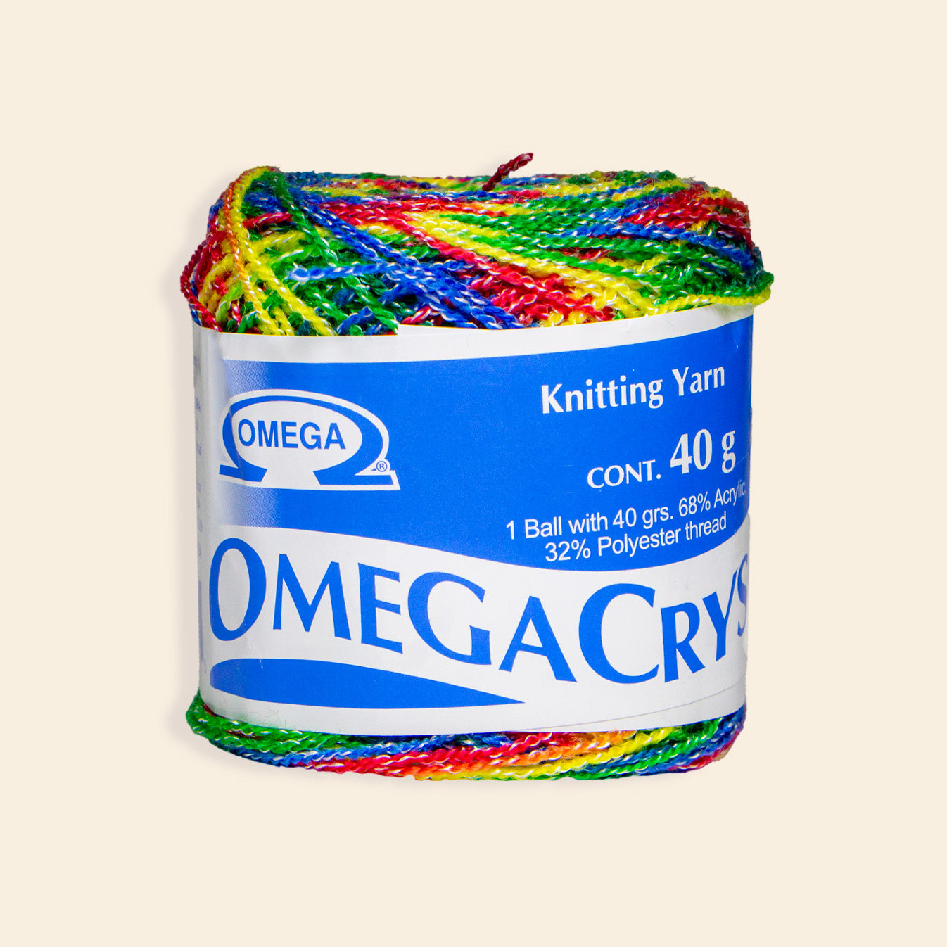 Estambre Omega Crys Bola con 50 G