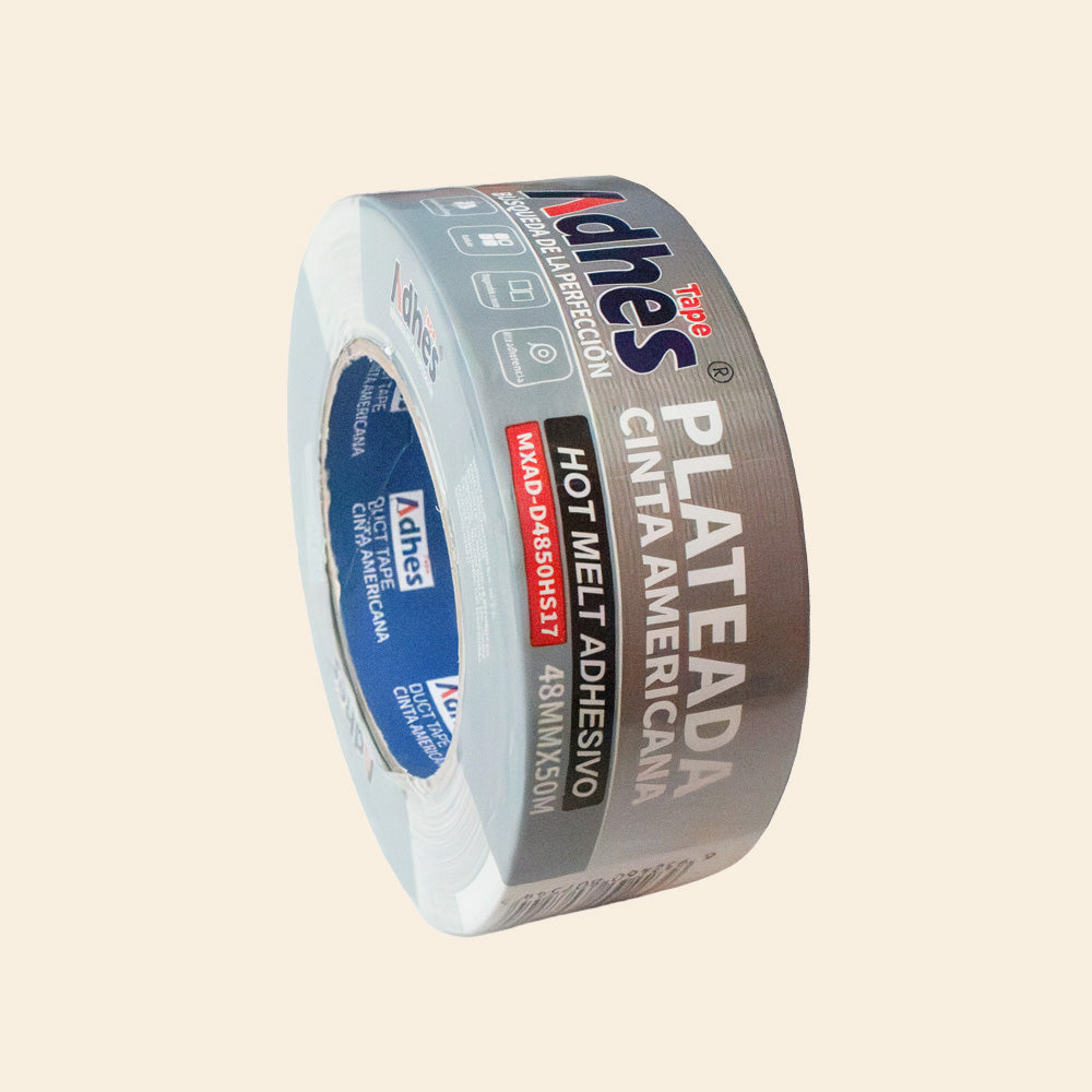 Cinta Adhesiva Americana Plata 48MMX50M ADHES