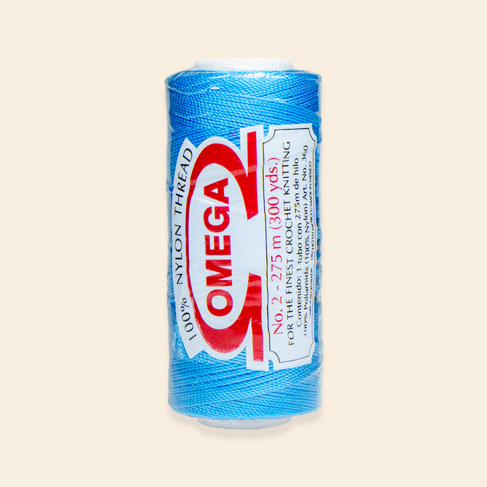 Carrete de Hilo Nylon OMEGA #2 con 275 Metros