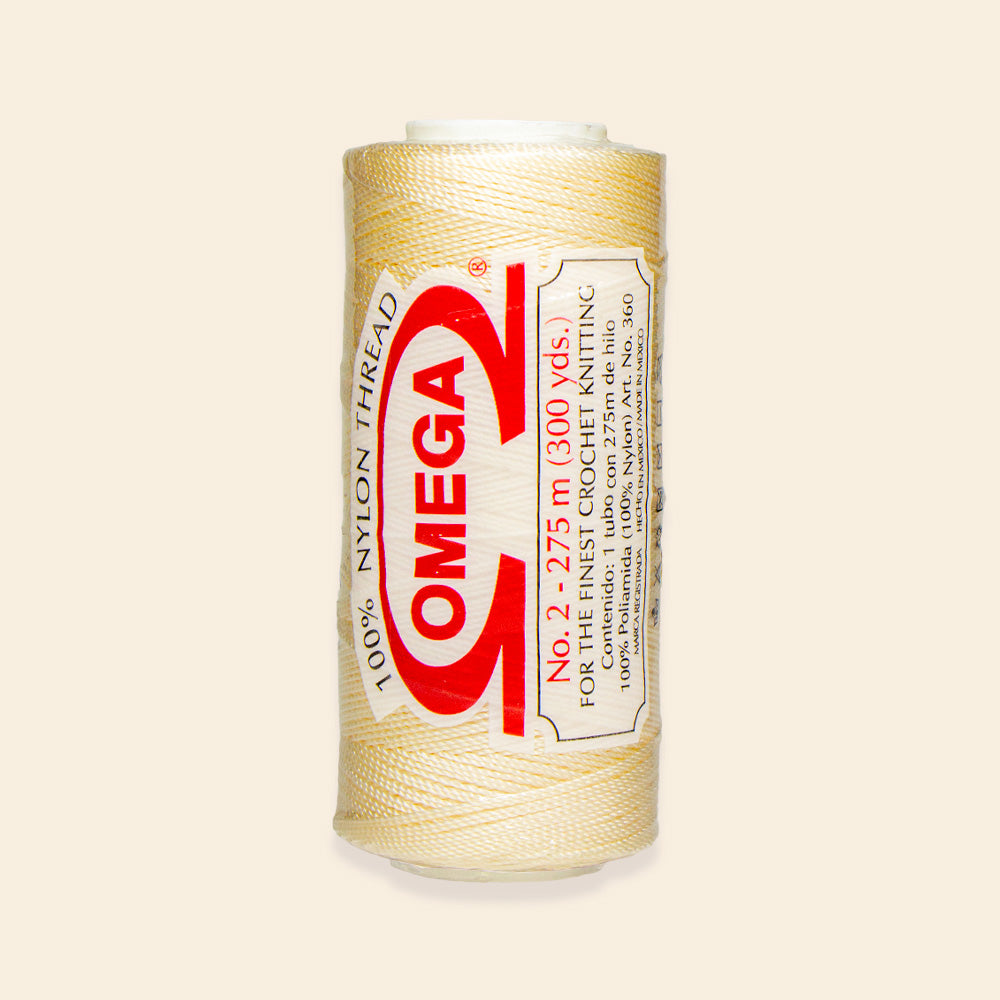 Carrete de Hilo Nylon OMEGA #2 con 275 Metros