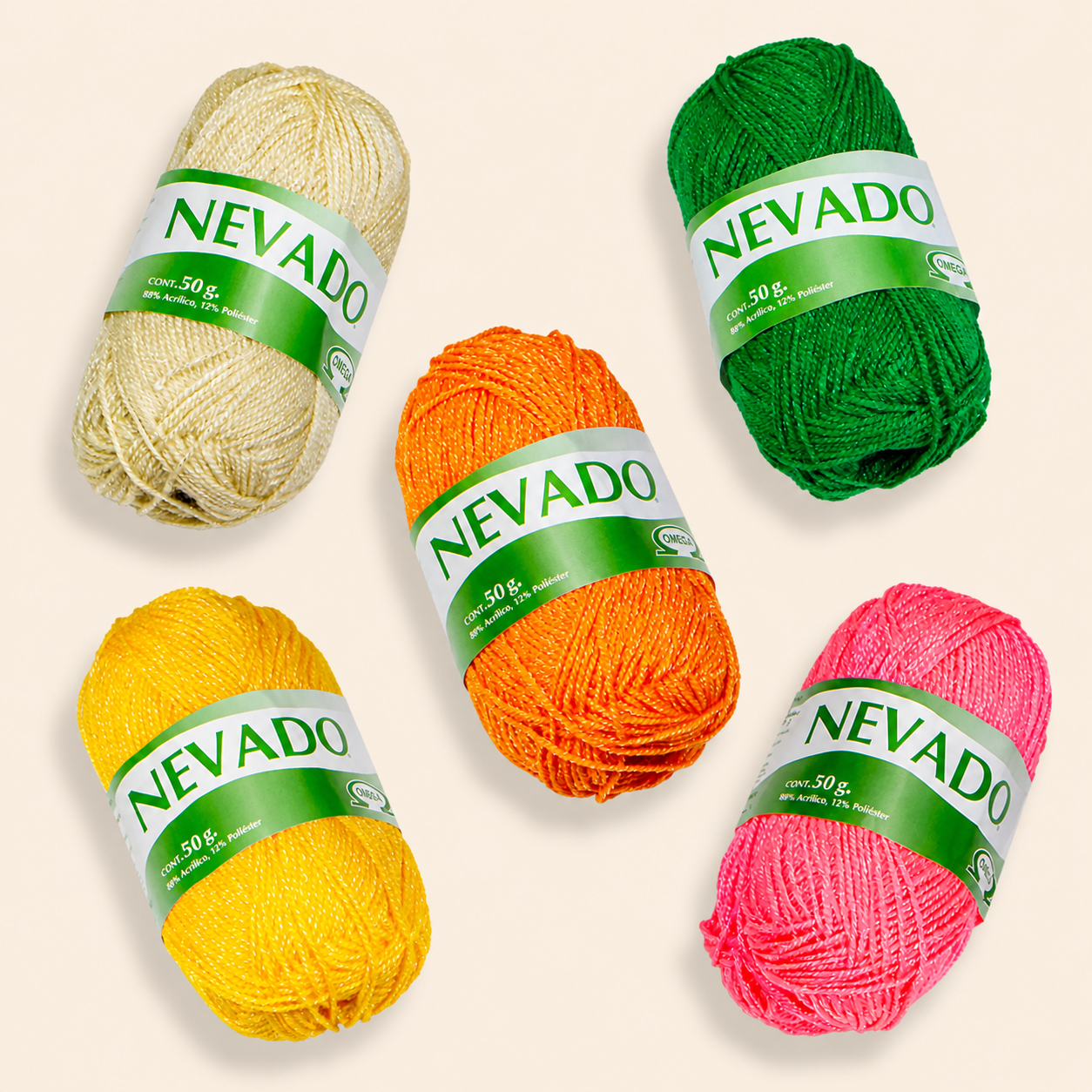 Estambre Nevado Bola Con 50G
