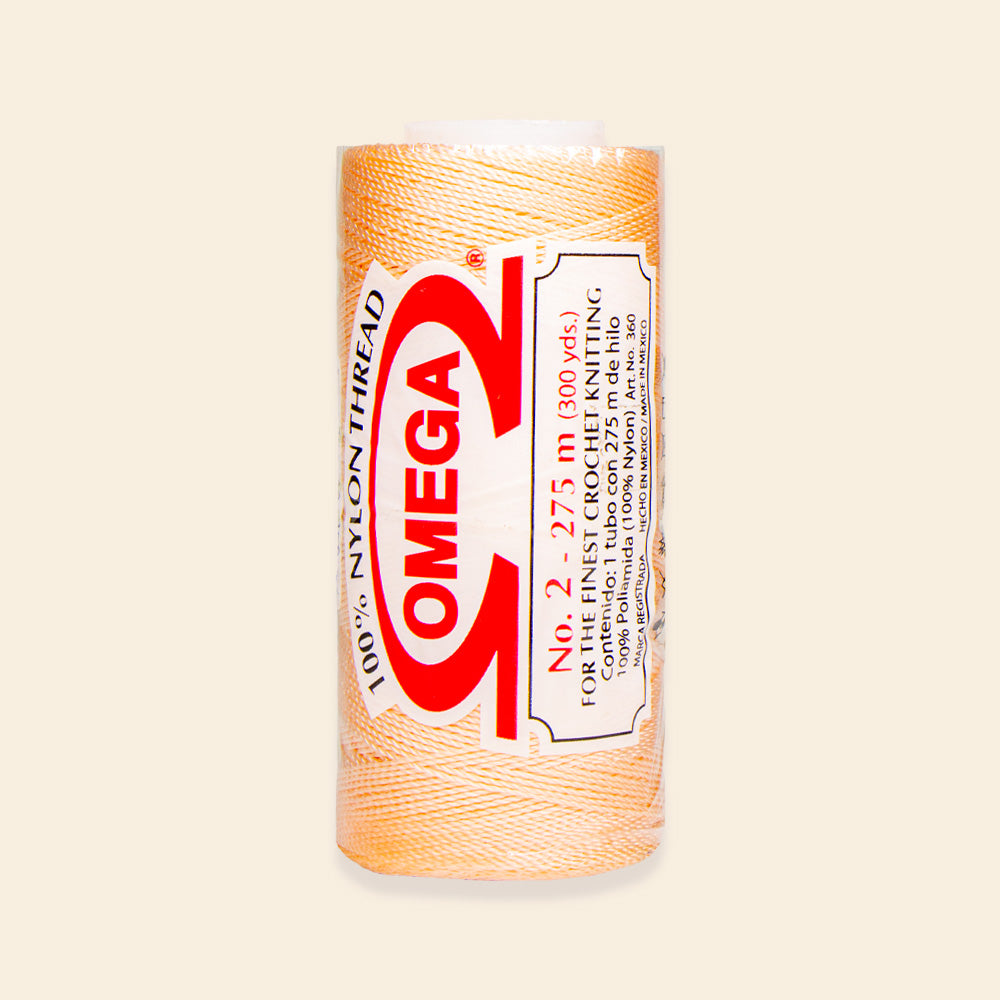 Carrete de Hilo Nylon OMEGA #2 con 275 Metros