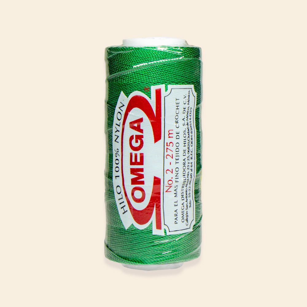 Carrete de Hilo Nylon OMEGA #2 con 275 Metros