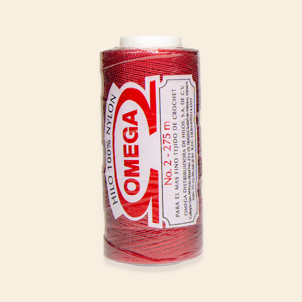 Carrete de Hilo Nylon OMEGA #2 con 275 Metros