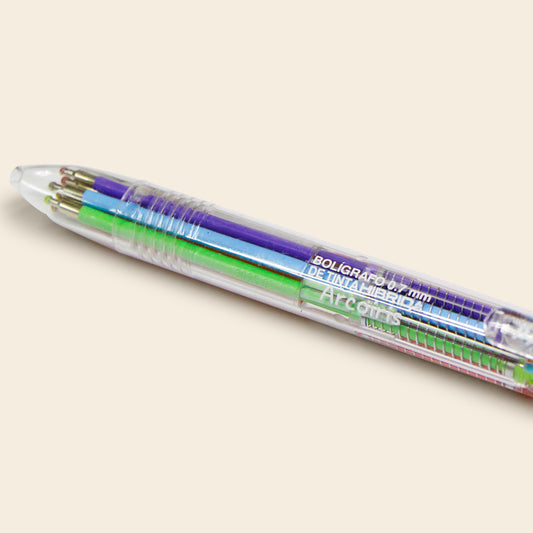 Bolígrafo Multicolor de Tinta Hibrida 6 en 1 de 0.7mm, Pascua.