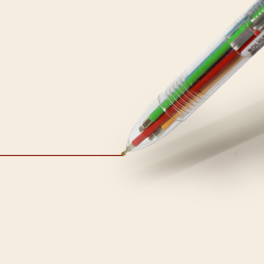 Bolígrafo Multicolor de Tinta Hibrida 6 en 1 de 0.7mm, Pascua.