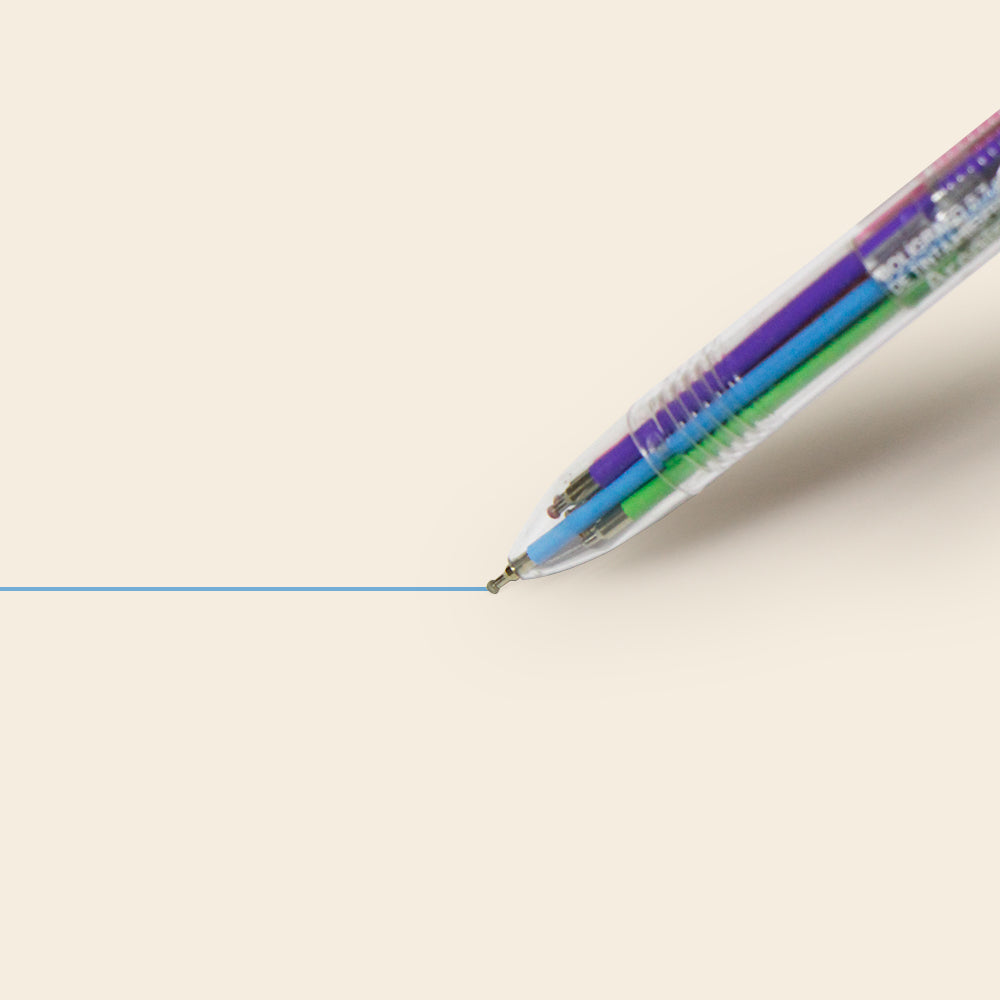 Bolígrafo Multicolor de Tinta Hibrida 6 en 1 de 0.7mm, Pascua.