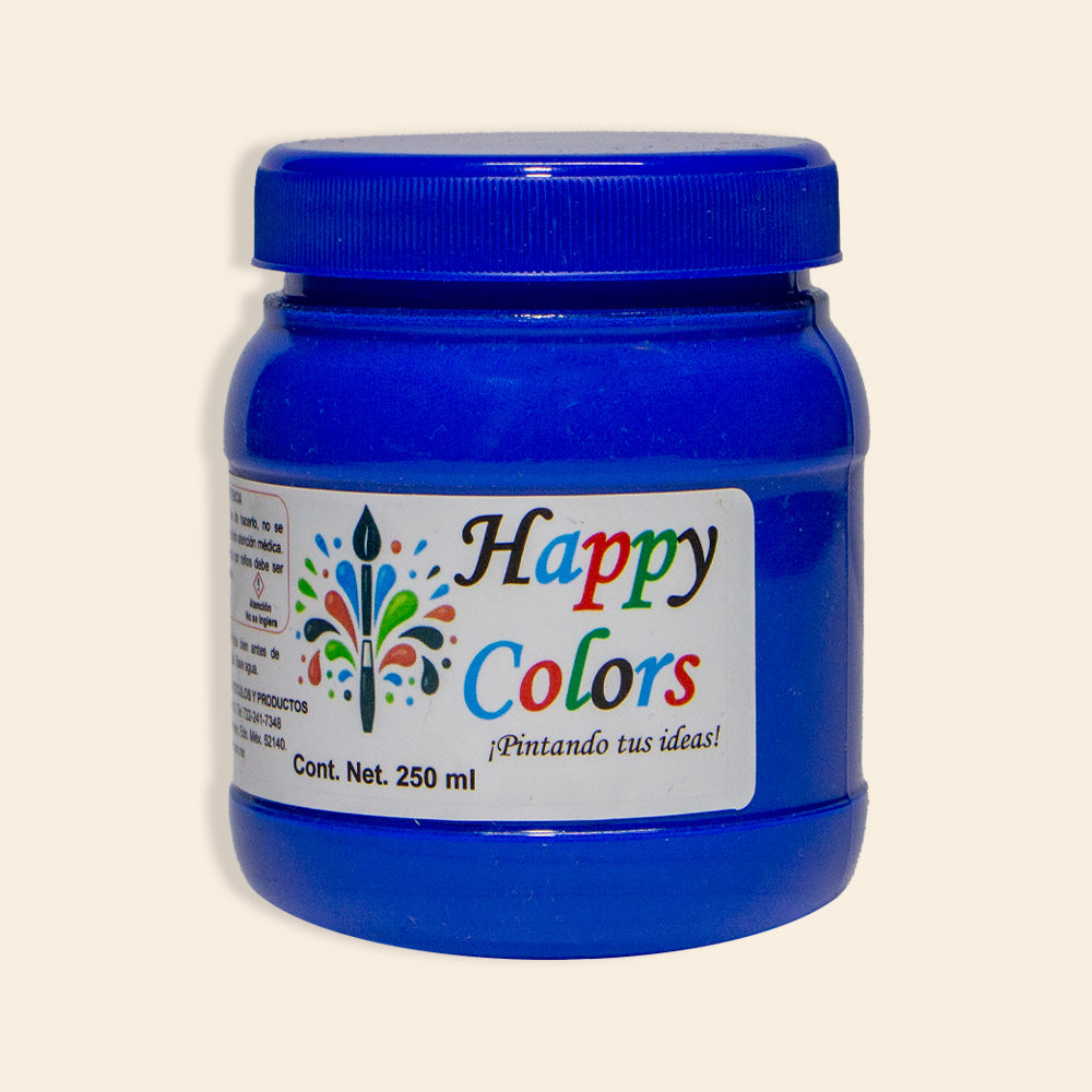 Pintura Acrílica 100% Mexicana Happy Colors Bote Con 250ML