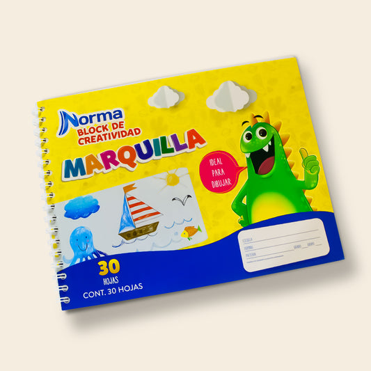Block Marquilla para Dibujo Blanco Norma 30 Hojas