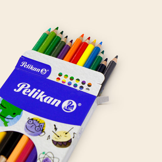 Bicolores Pelikan con 12 Piezas