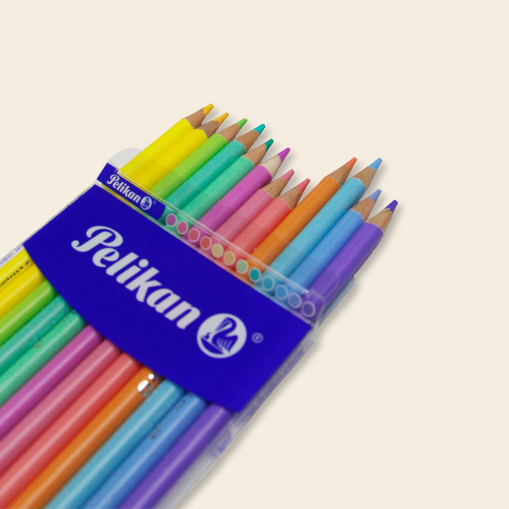 Lápices de Colores Pelikan, Paquete con 12 Piezas en Colores Pastel