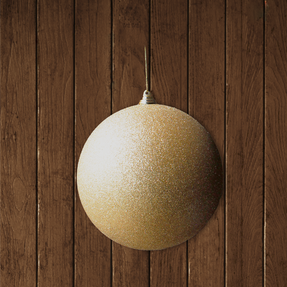 Esfera Con Glitter de 25 cm, Decorativas de Navidad