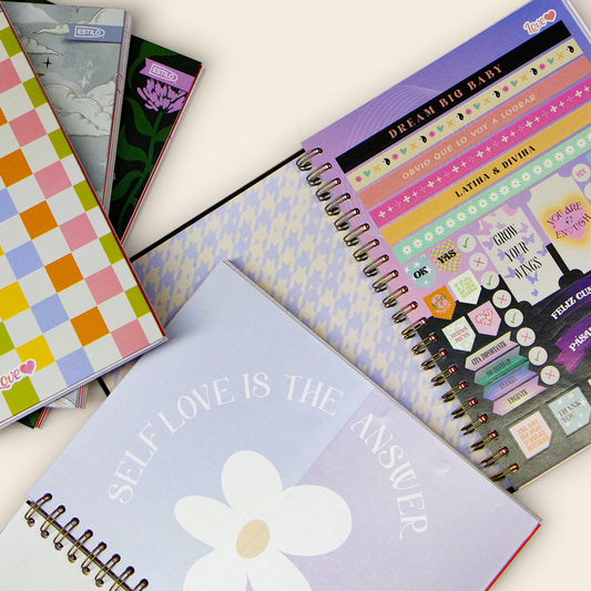 Libreta Profesional 200 Hojas Raya KYMA Estilo LOVE
