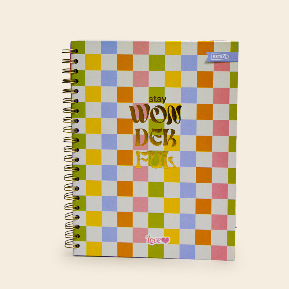 Libreta Profesional 200 Hojas Raya KYMA Estilo LOVE
