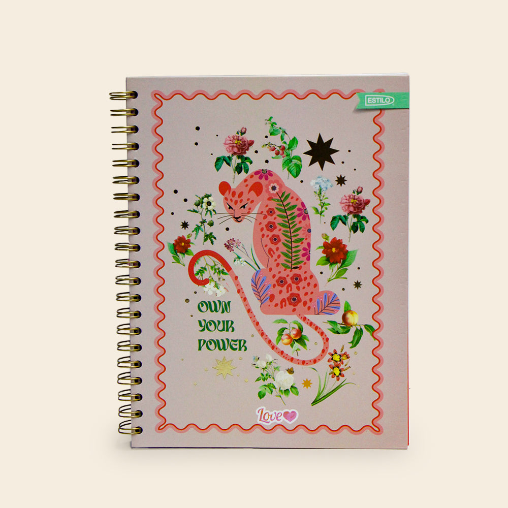 Libreta Profesional 200 Hojas Raya KYMA Estilo LOVE
