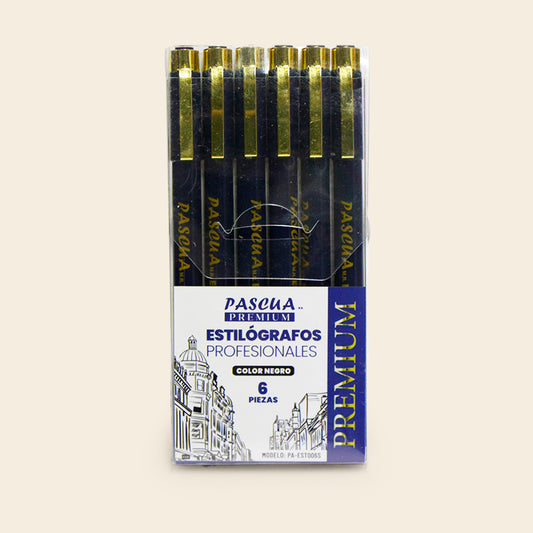 Set de Estilógrafo Profesionales, Medidas 01,02,03,04,05,06 Pascua