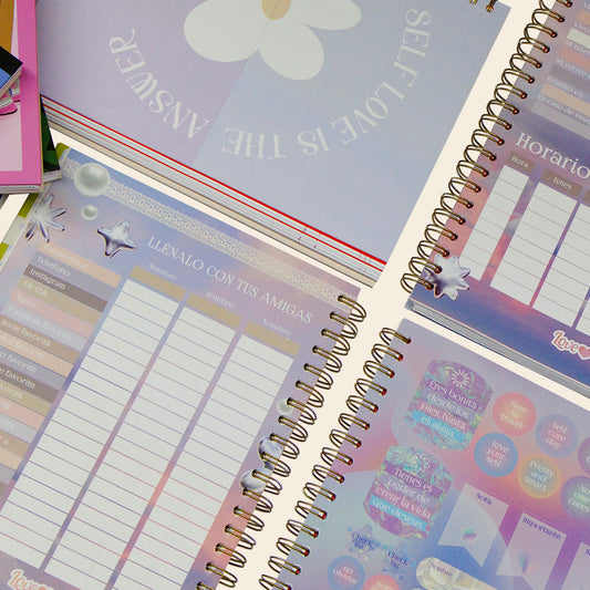 Libreta Profesional 200 Hojas Cuadro Chico KYMA Estilo Chicas