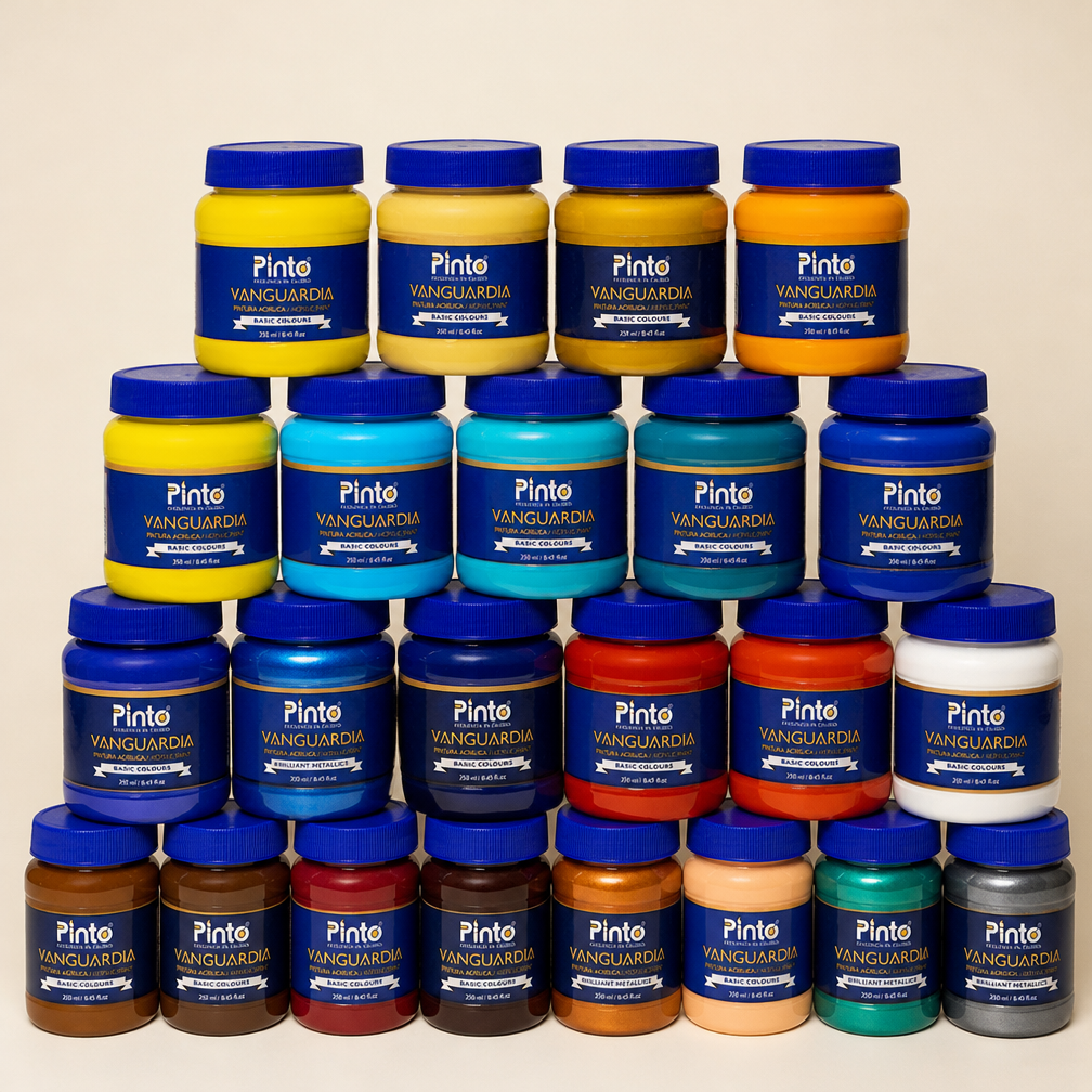 Pintura Acrílica Vanguardia Pinto con 250ML