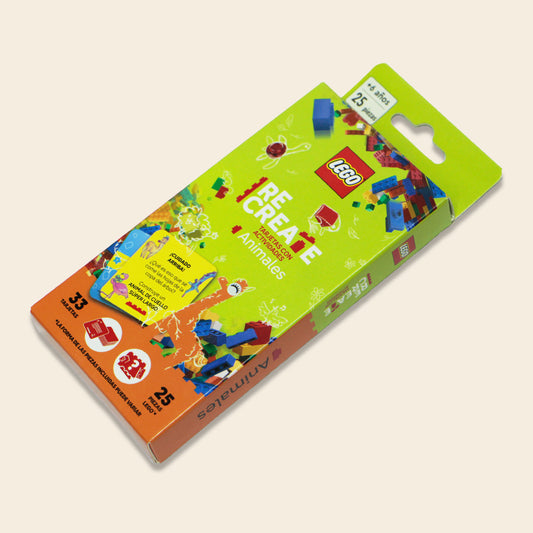 Juego de Creatividad, Lego Re-Create Tarjetas Con Actividades Versión Animales