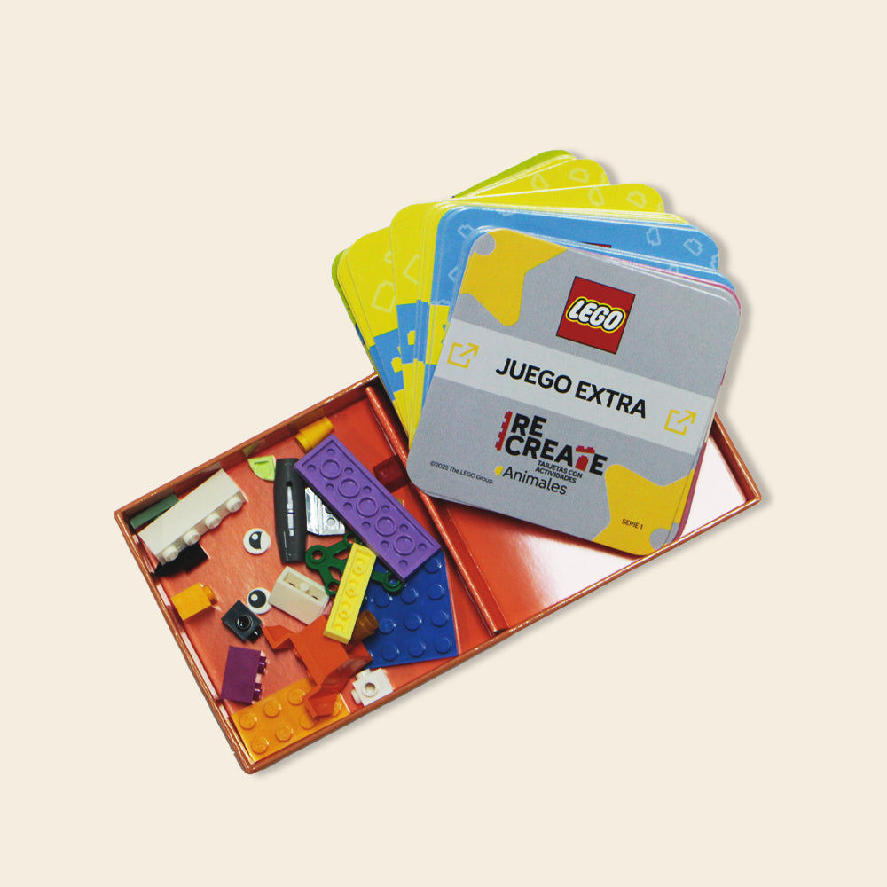 Juego de Creatividad, Lego Re-Create Tarjetas Con Actividades Versión Animales