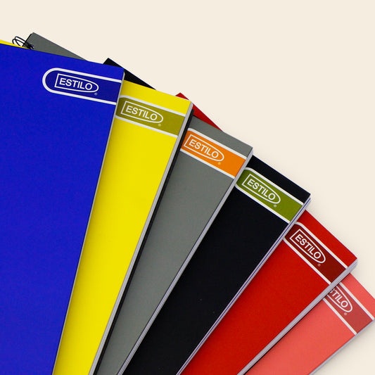Libreta Profesional 200 Hojas Raya KYMA Estilo Colores Lisos