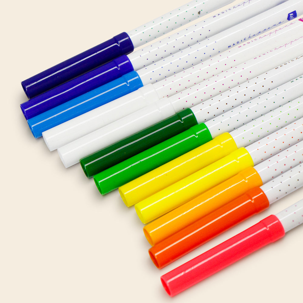 Marcadores Magicos KIUT, Estuche con 12 Piezas