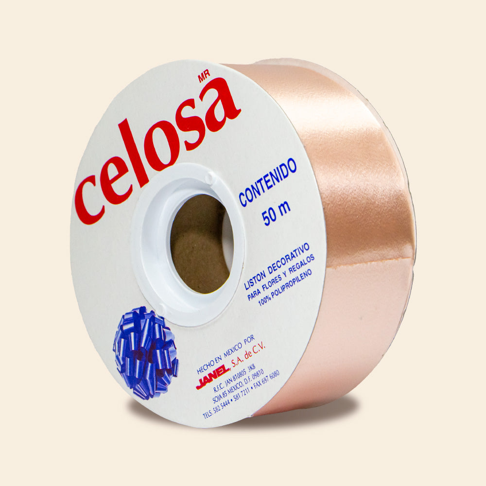 Listón Celosa Mod. 019 Ancho #9 Rollo con 50 Mts