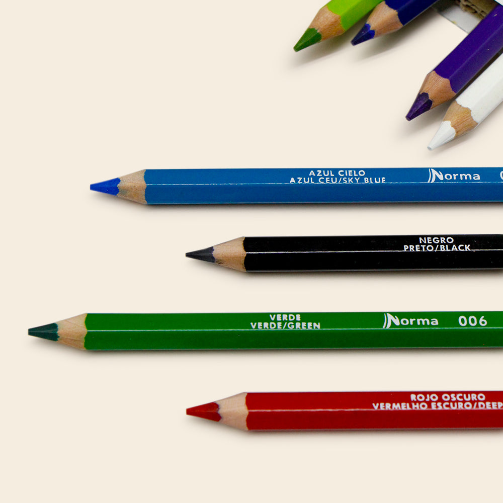 Mis Primeros Colores Norma Paquete con 12 Colores + 1 Sacapuntas